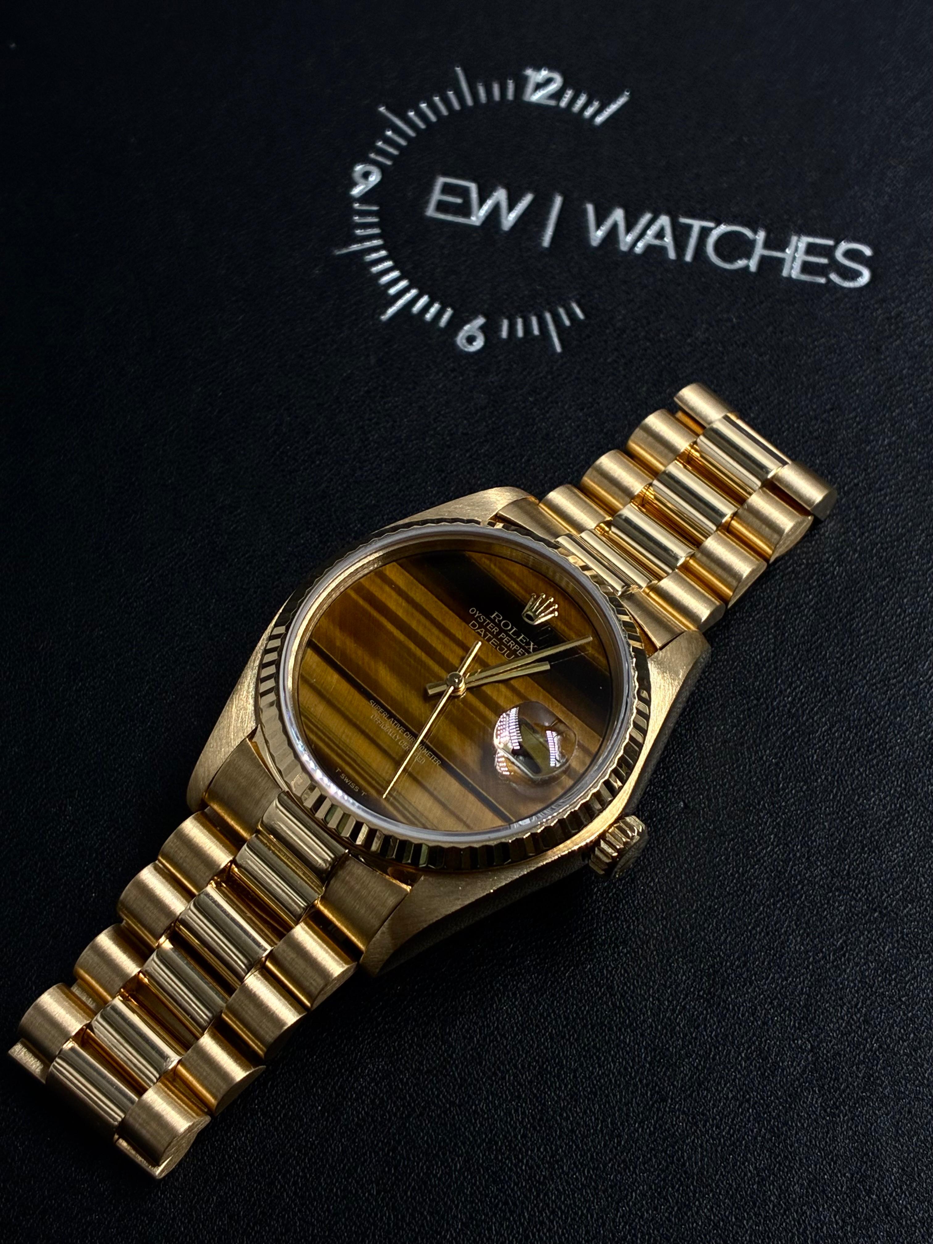 Rolex Datejust 16018 Tiger Eye