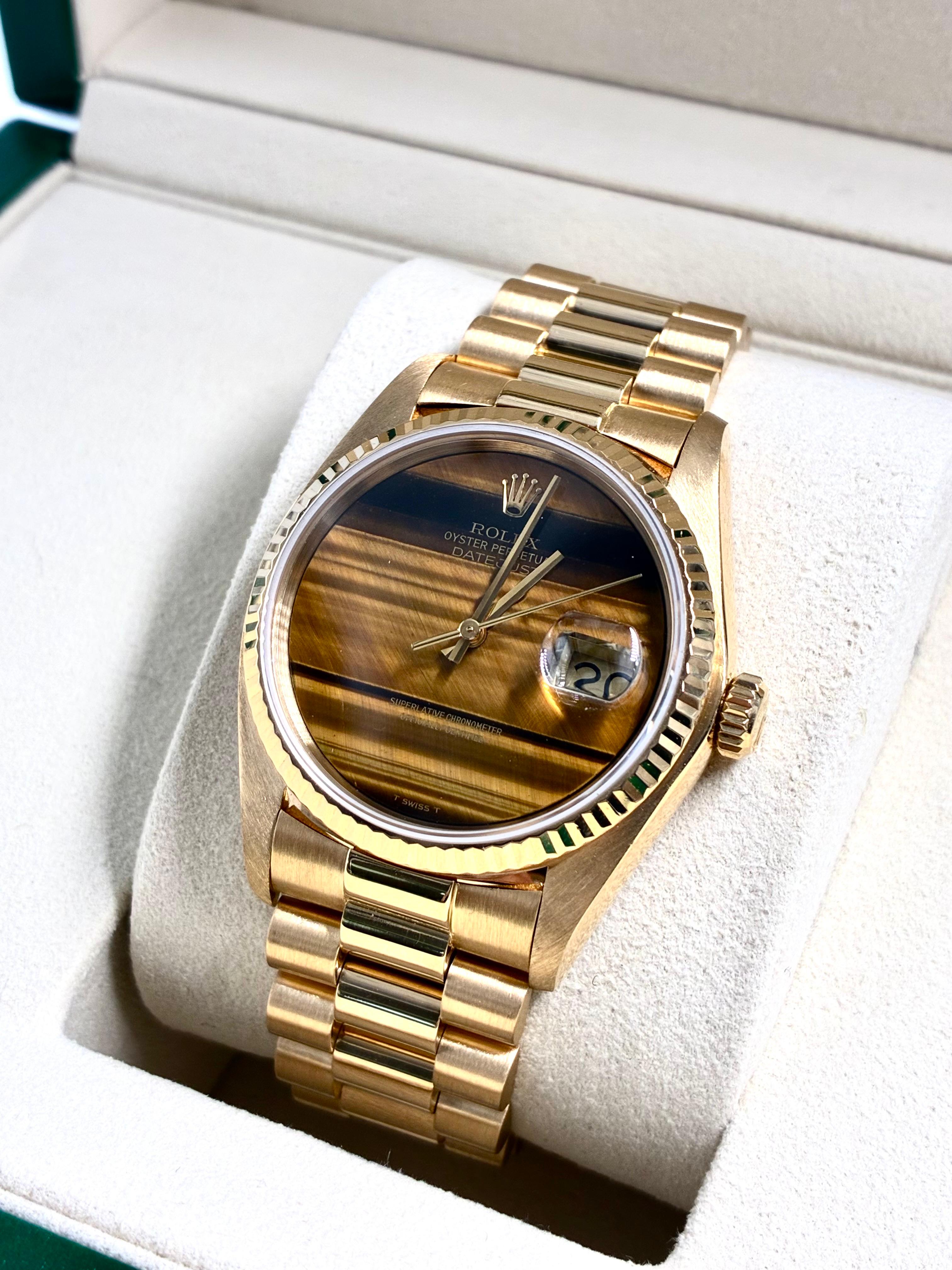 Rolex Datejust 16018 Tiger Eye