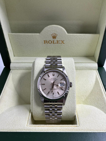 Rolex 16234 Silver Index Jubilee 1991