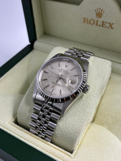 Rolex 16234 Silver Index Jubilee 1991