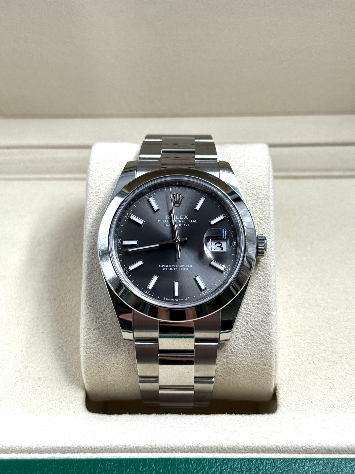 Rolex Datejust 41 126300 Black Index Oyster 2025
