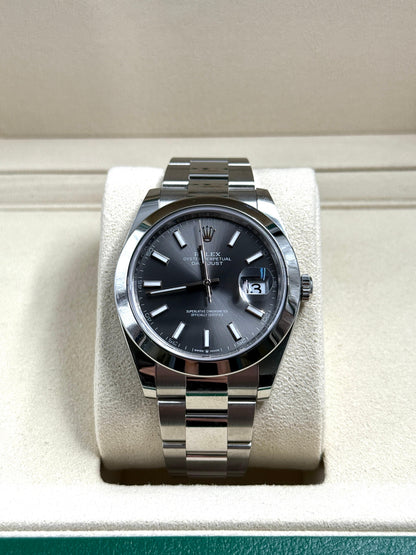 Rolex Datejust 41 126300 Black Index Oyster 2025
