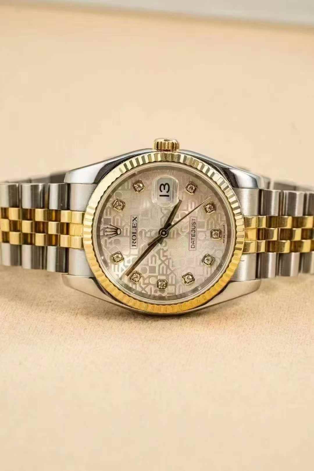 Rolex Datejust 36 116233 White Computer Naked