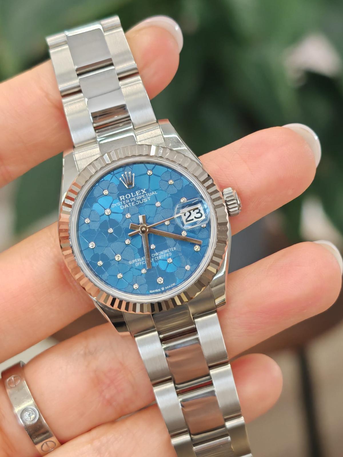 Rolex Datejust 31 278274 Blue Foral Oyster 2025
