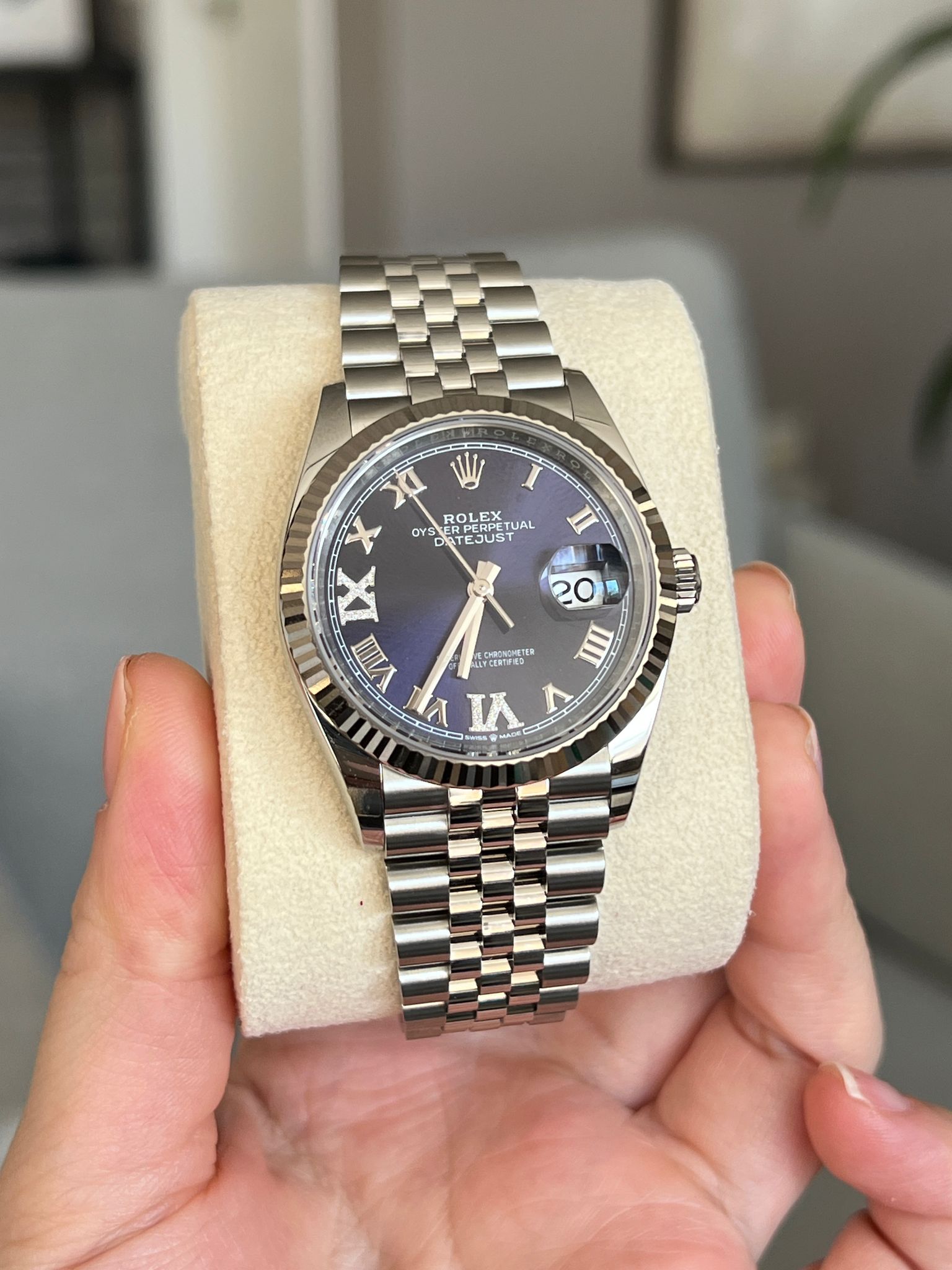 Rolex Datejust 36 126234 Purple VIIX Jubilee 2024