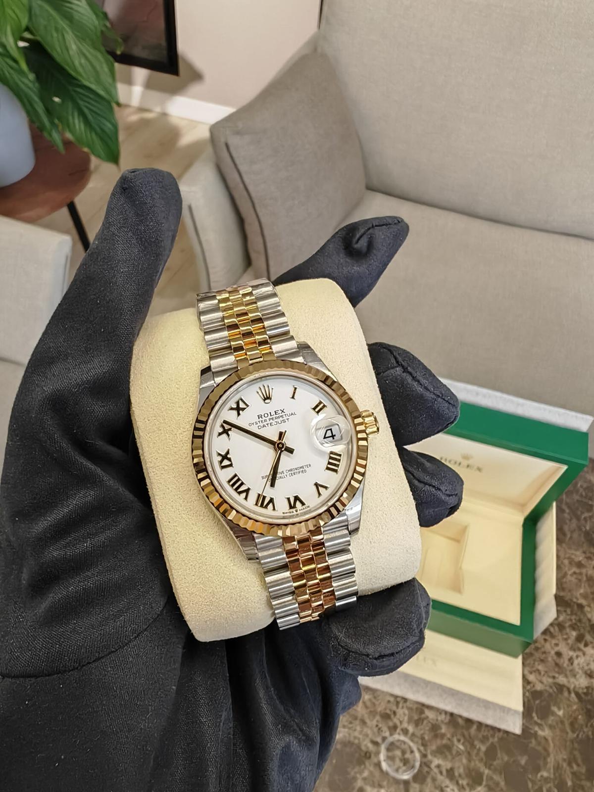Rolex Datejust 31 278273 White Roman Jubilee 2025