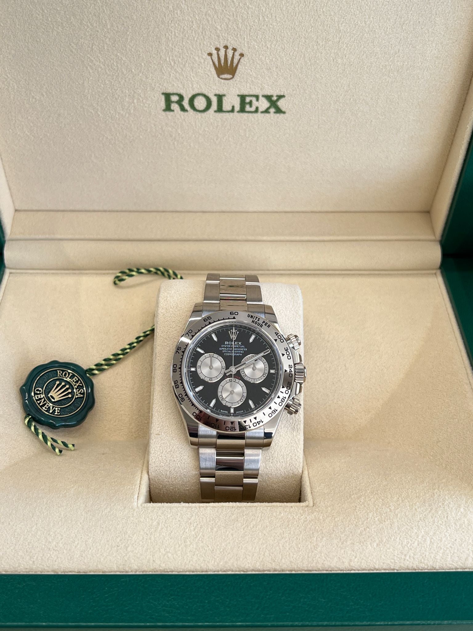 Rolex Cosmograph Daytona 126509 Bright black and Steel