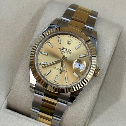 Rolex Datejust 41 126333 Champagne Index Oyster 2026