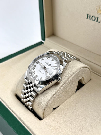 Rolex Datejust 41 126300 White Roman Jubilee 2024