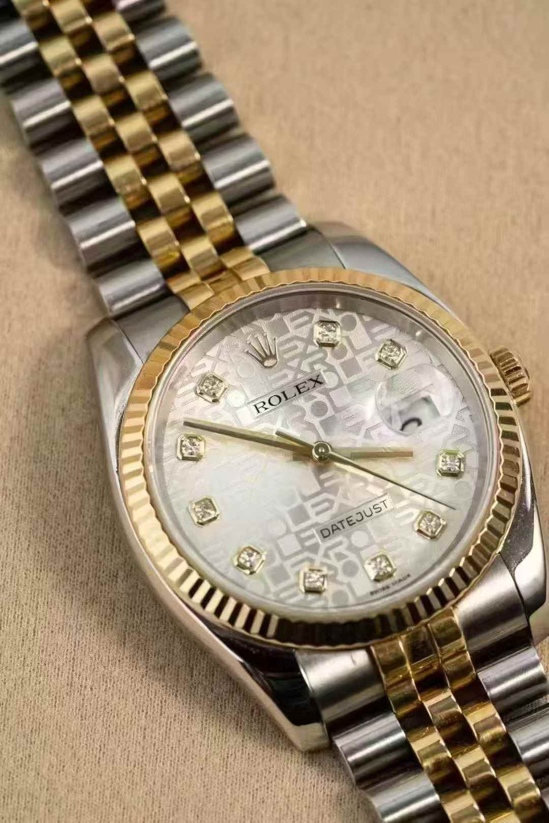 Rolex Datejust 36 116233 White Computer Naked