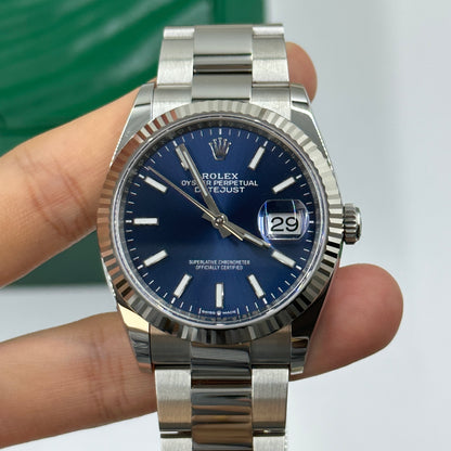 Rolex Datejust 36 126234 Blue Index Oyster 2025