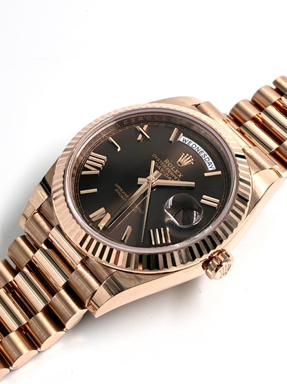 Rolex Day-Date 40 228235 Chocolate Roman