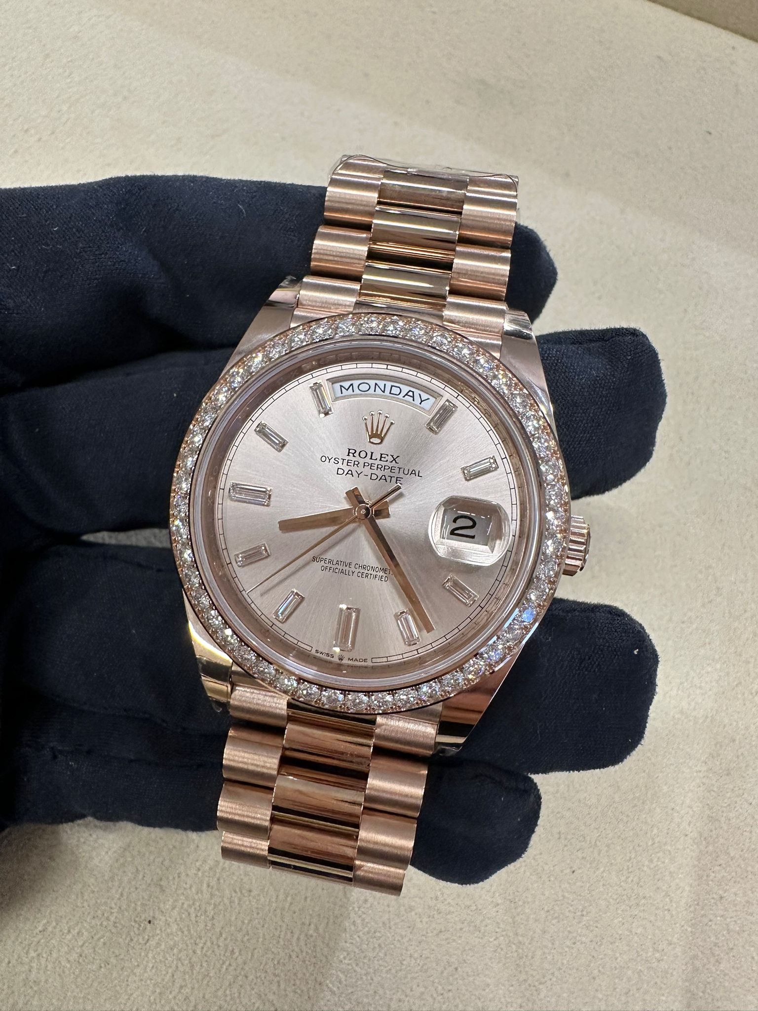 Rolex Day-Date 40MM 228345RBR A Sundust