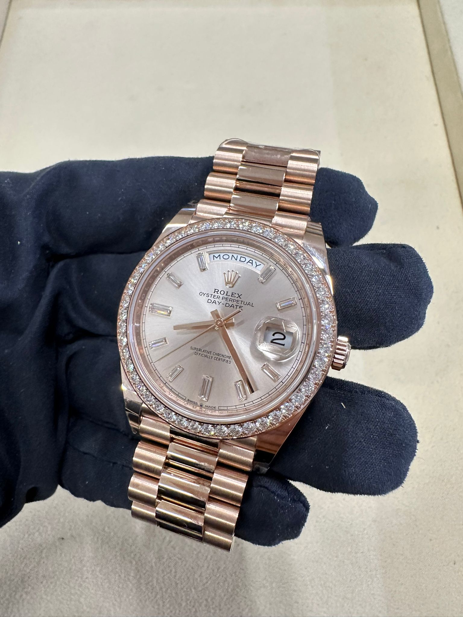 Rolex Day-Date 40MM 228345RBR A Sundust