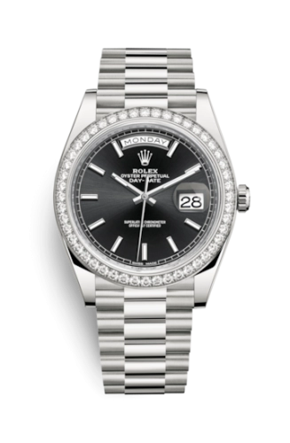Rolex Day-Date 40 228349RBR Black Dial