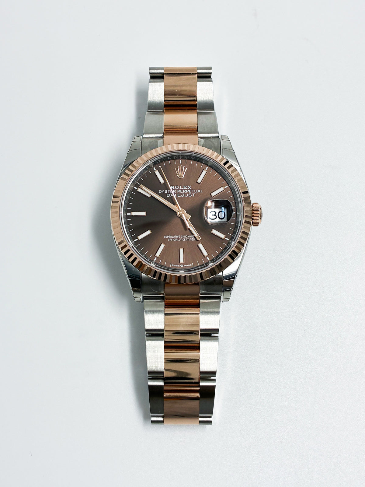 Rolex Datejust 36 126231 Chocolate Index Oyster 2025