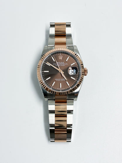 Rolex Datejust 36 126231 Chocolate Index Oyster 2026