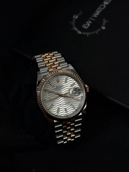Rolex Datejust 36 126231 Silver Index Fluted Jubilee 2024