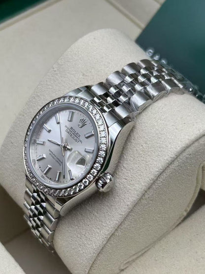 Rolex Lady-Datejust 28 279384RBR Silver Jubilee 2025