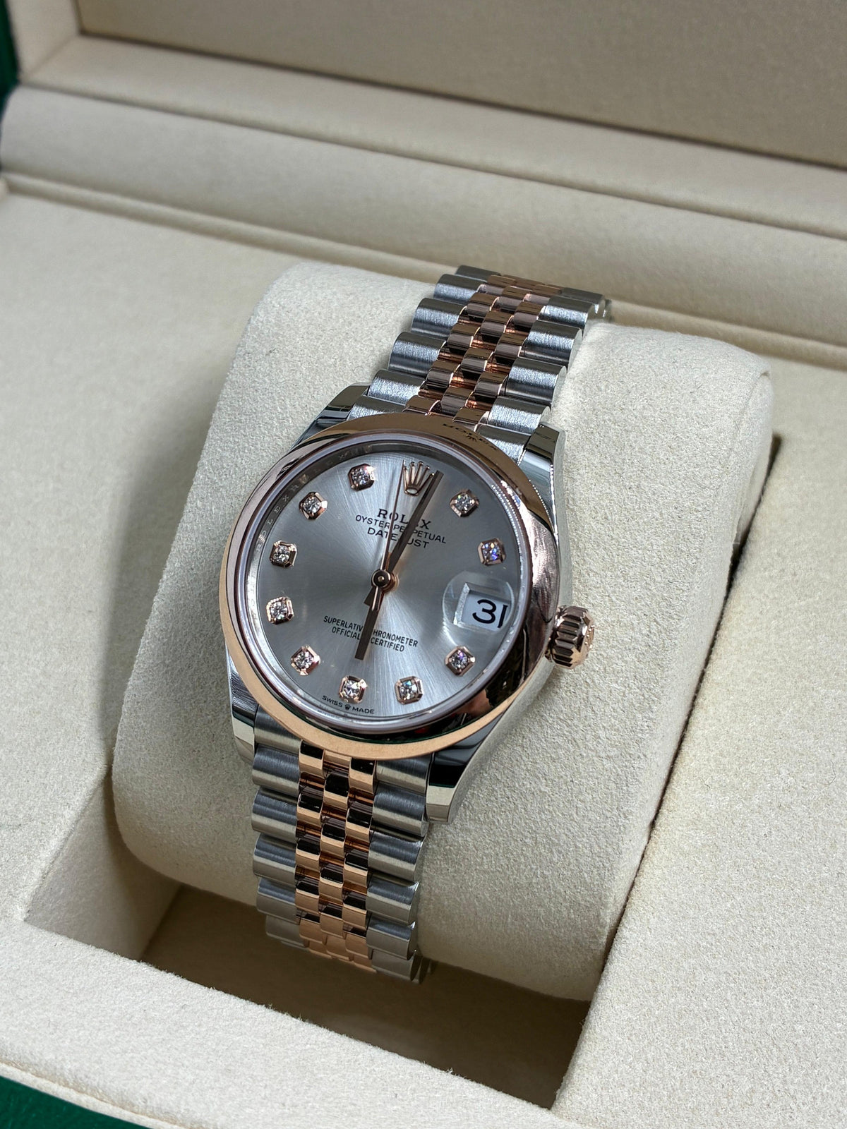 Rolex Datejust 31 278241G Silver Jubilee 2025