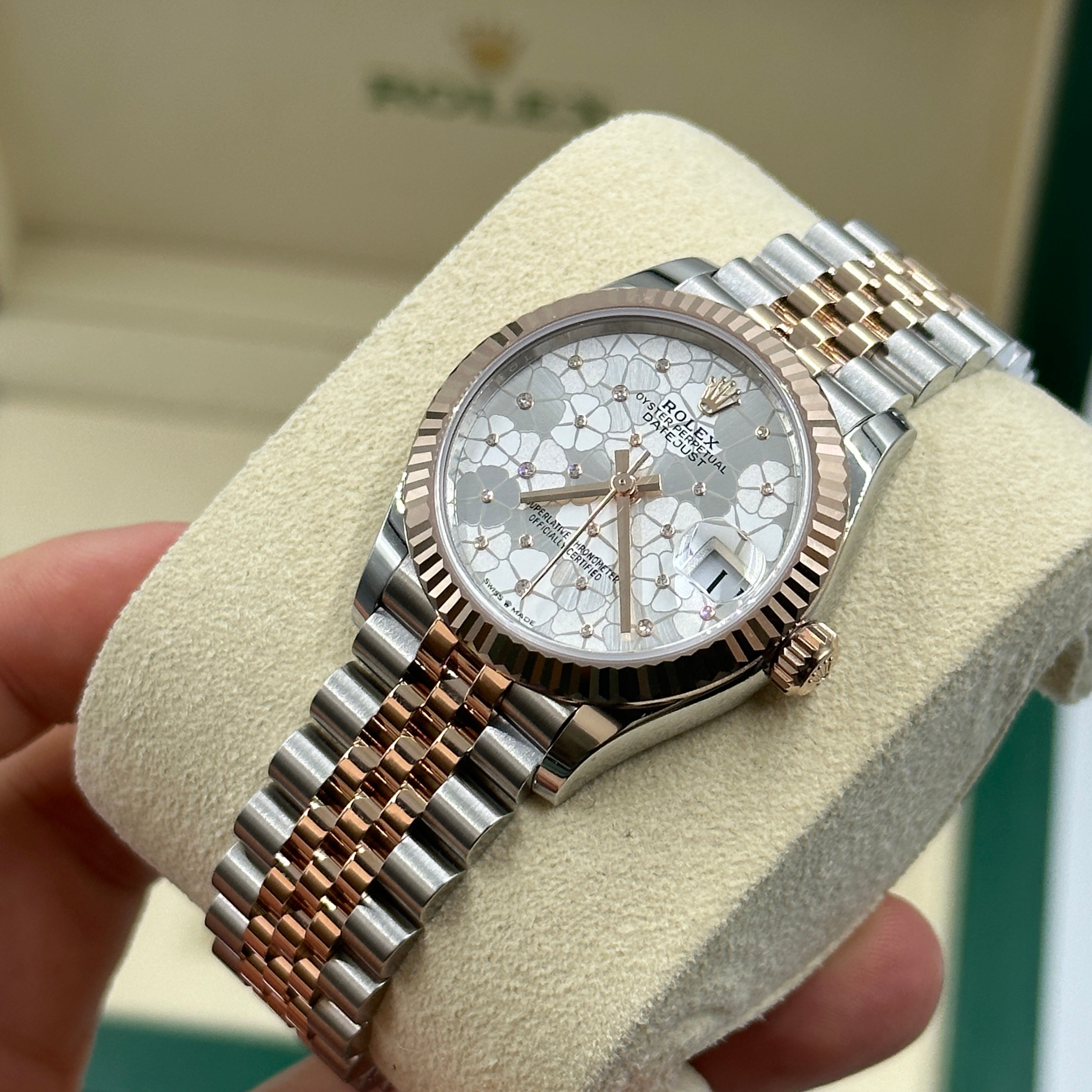 Rolex Datejust 31 278271 Silver Floral Jubilee 2025