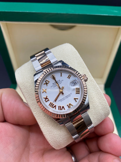 Rolex Datejust 31 278271 White Roman Oyster 2026