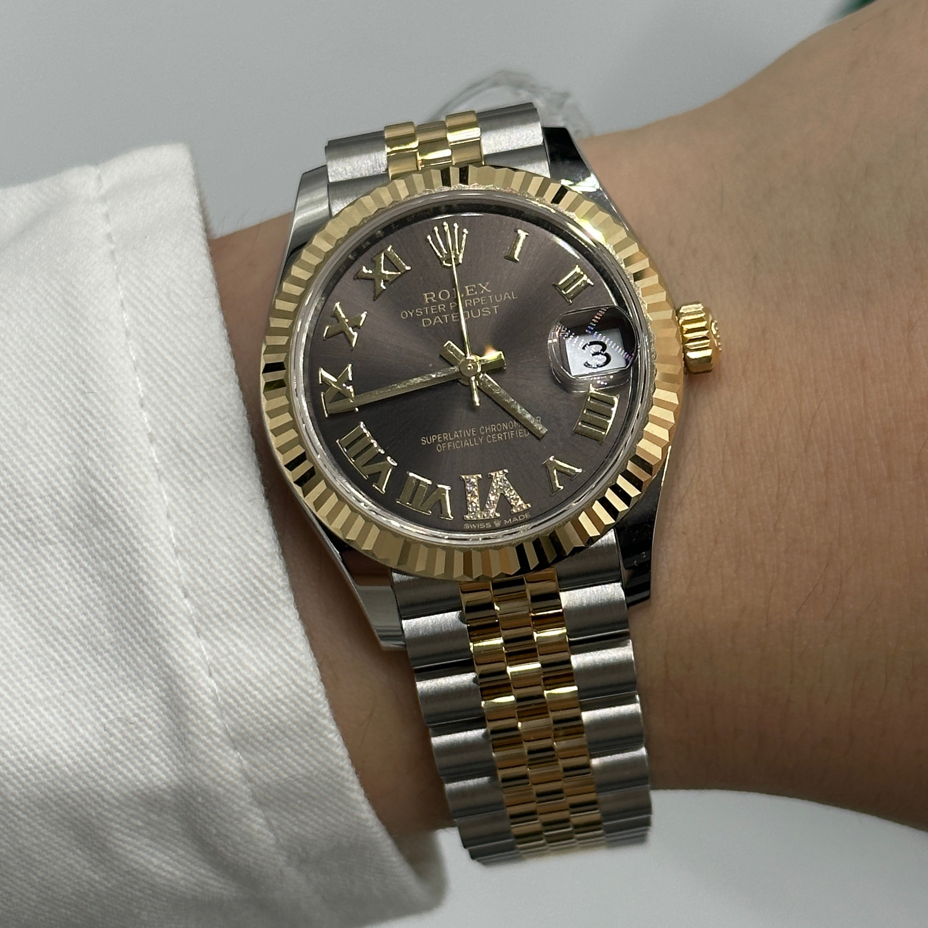 Rolex Datejust 31 278273 Grey Roman VI Jubilee 2025