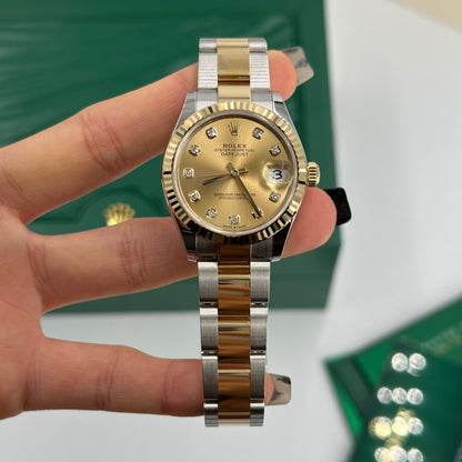 Rolex Datejust 31 278273 Champagne Diamonds Oyster 2025
