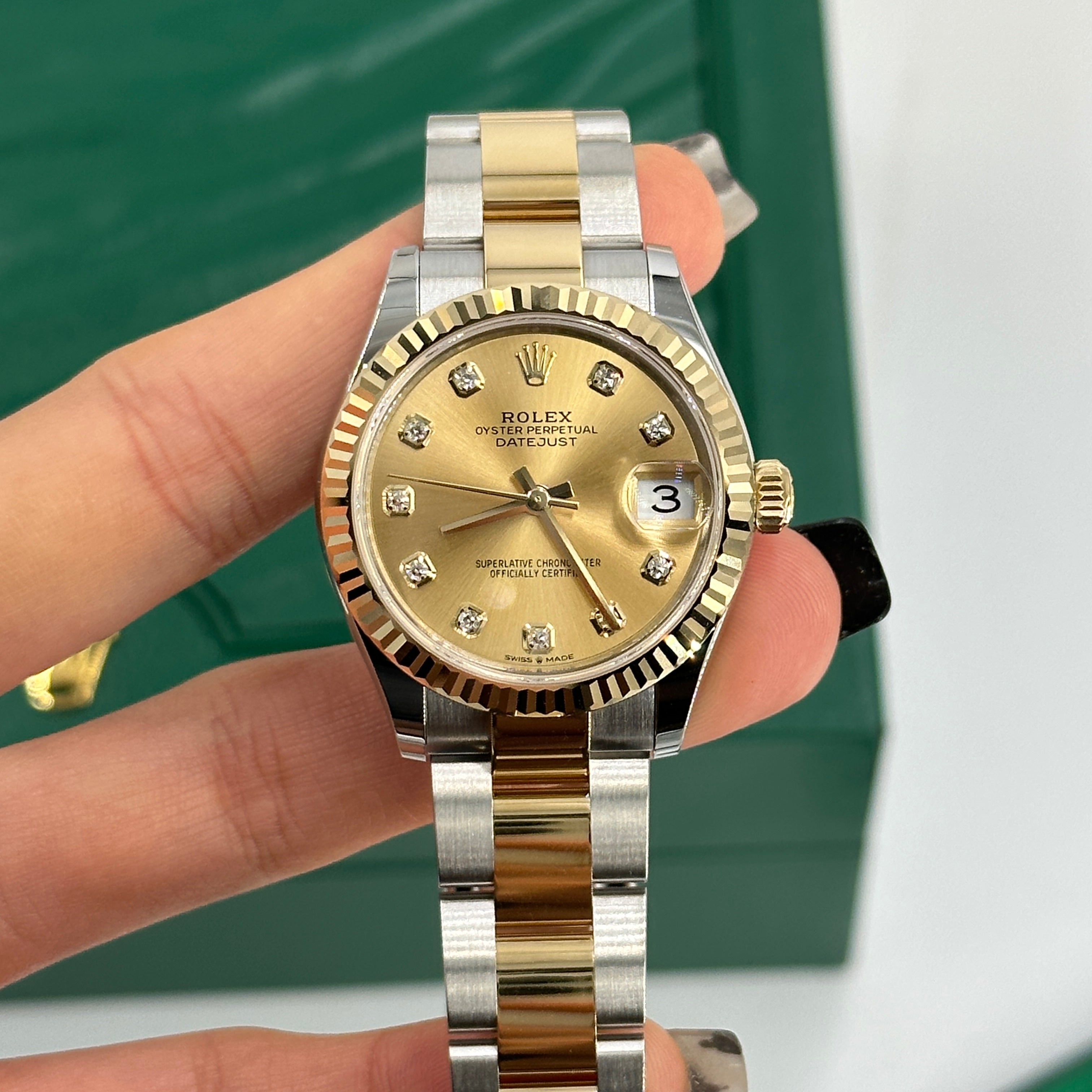 Rolex Datejust 31 278273 Champagne Diamonds Oyster 2025