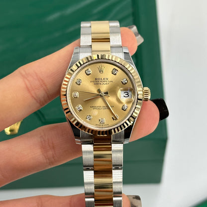 Rolex Datejust 31 278273 Champagne Diamonds Oyster 2025