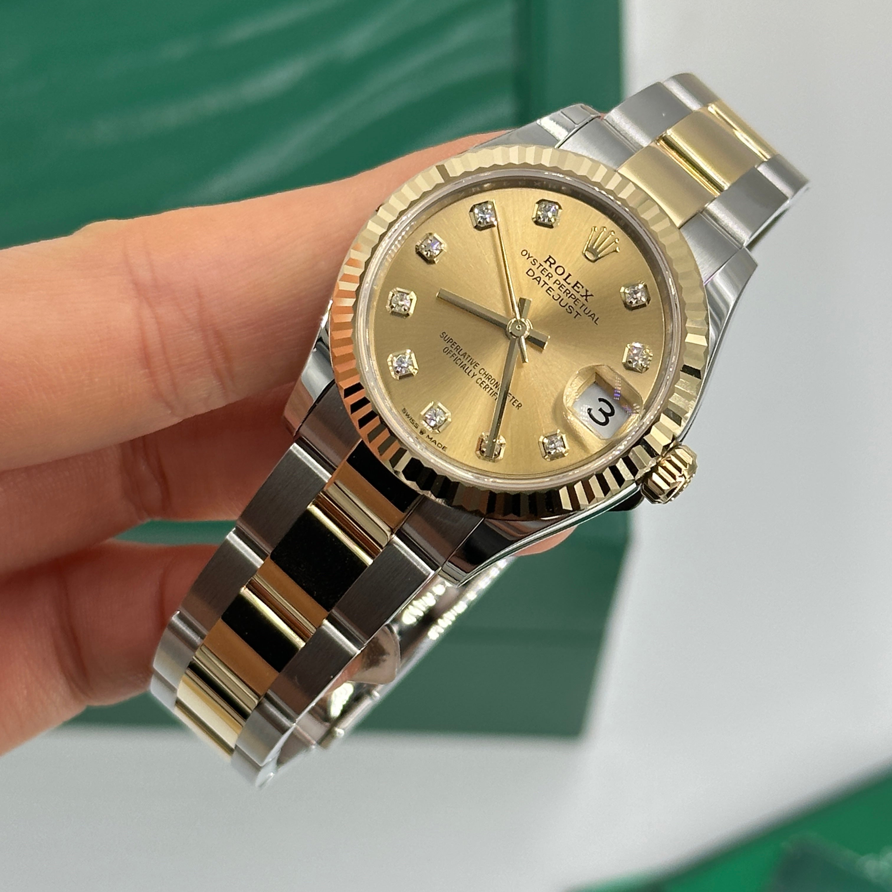 Rolex Datejust 31 278273 Champagne Diamonds Oyster 2025