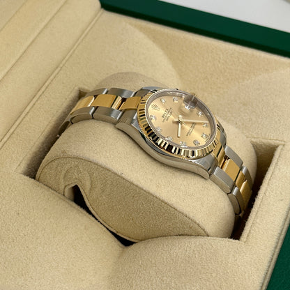 Rolex Datejust 31 278273 Champagne Diamonds Oyster 2025