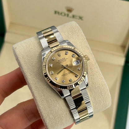 Rolex Datejust 31 278273 Champagne Diamonds Oyster 2025