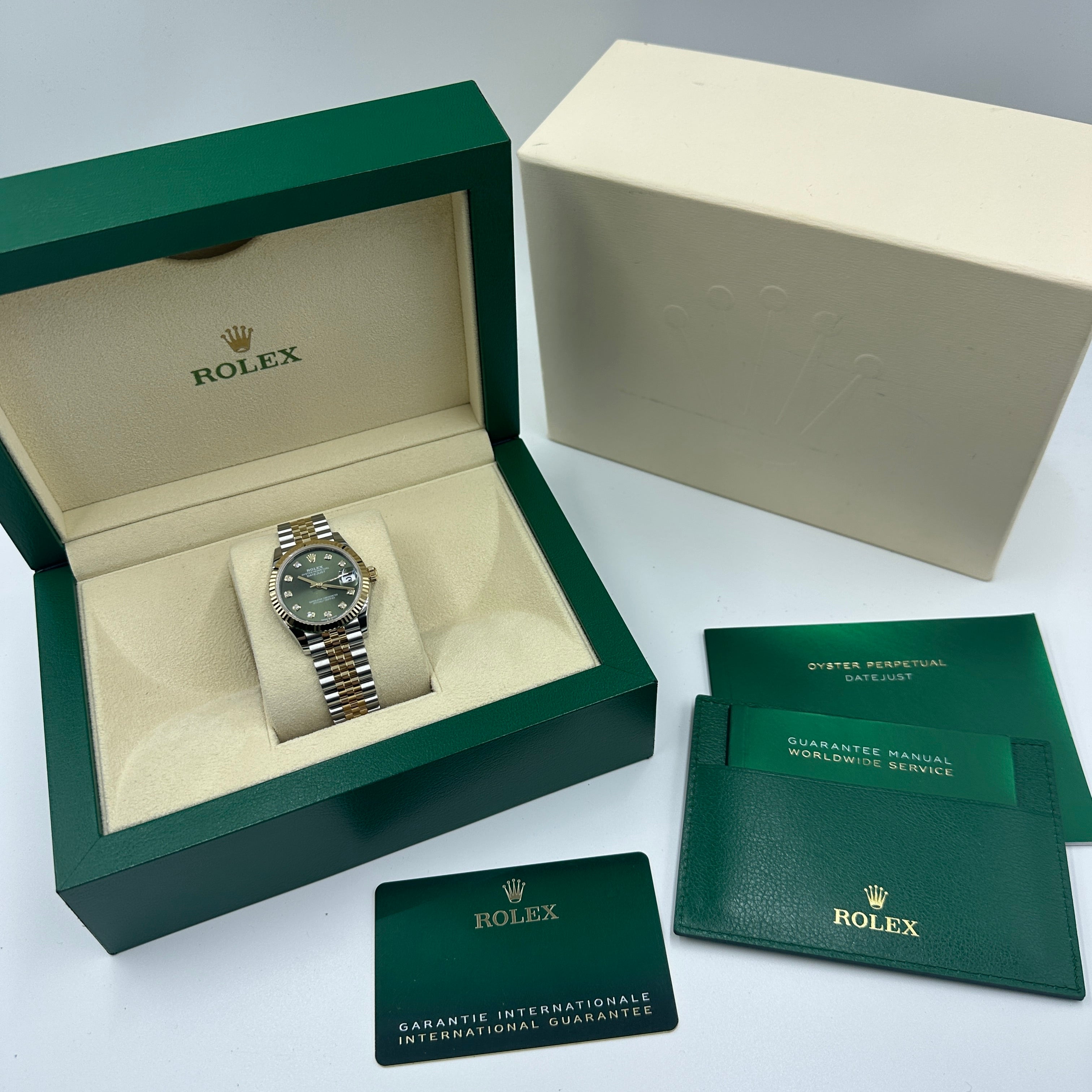 Rolex Datejust 31 278273G Green Jubilee 2025