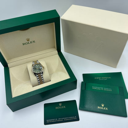 Rolex Datejust 31 278273G Green Jubilee 2025