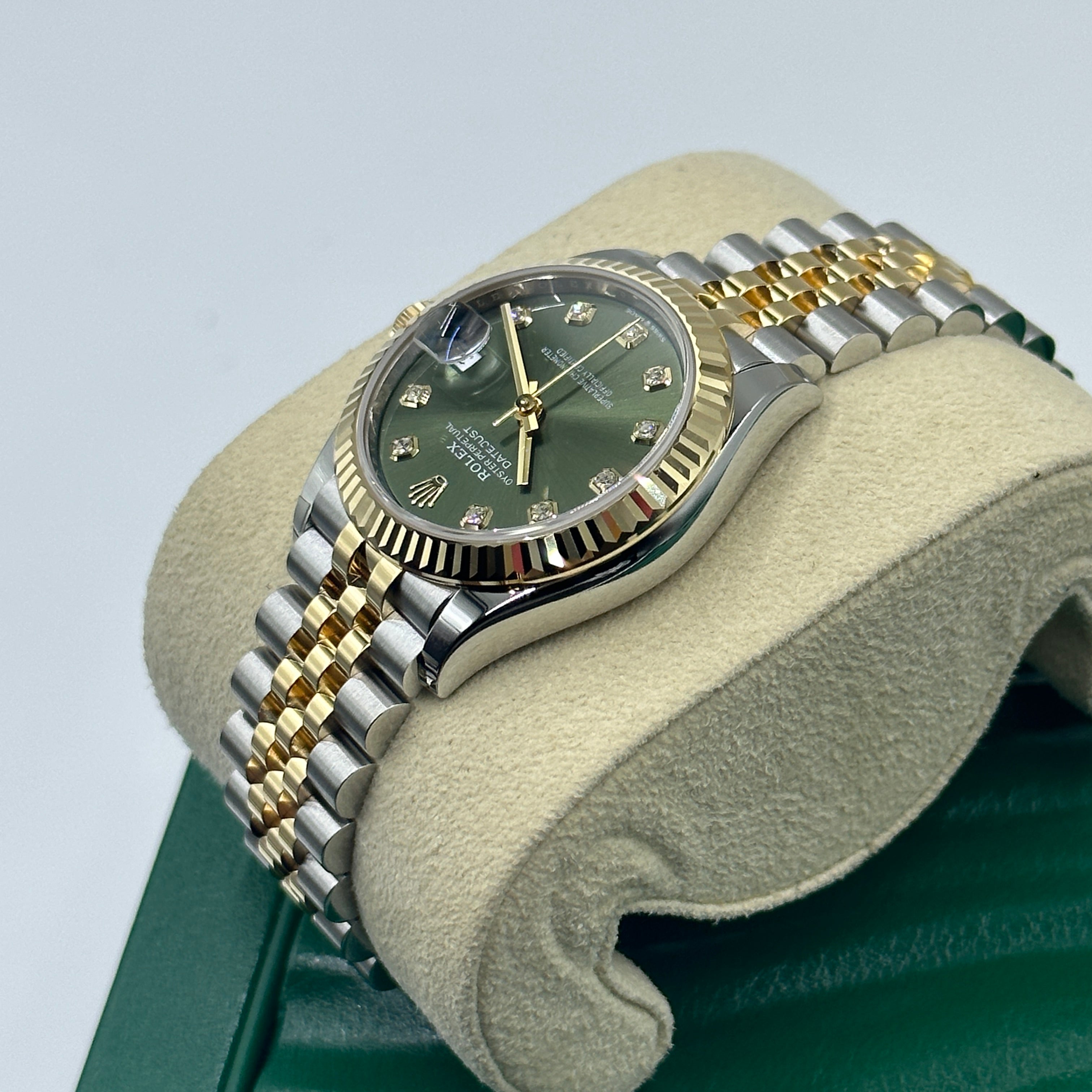 Rolex Datejust 31 278273G Green Jubilee 2025