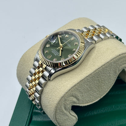Rolex Datejust 31 278273G Green Jubilee 2025