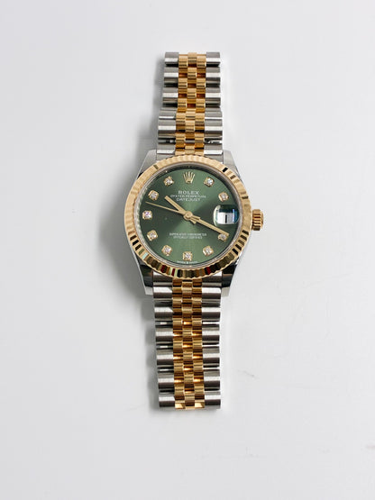 Rolex Datejust 31 278273G Green Jubilee 2025