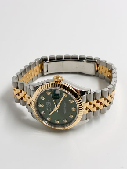 Rolex Datejust 31 278273G Green Jubilee 2025