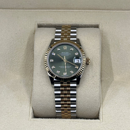 Rolex Datejust 31 278273G Green Jubilee 2025