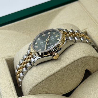 Rolex Datejust 31 278273G Green Jubilee 2025