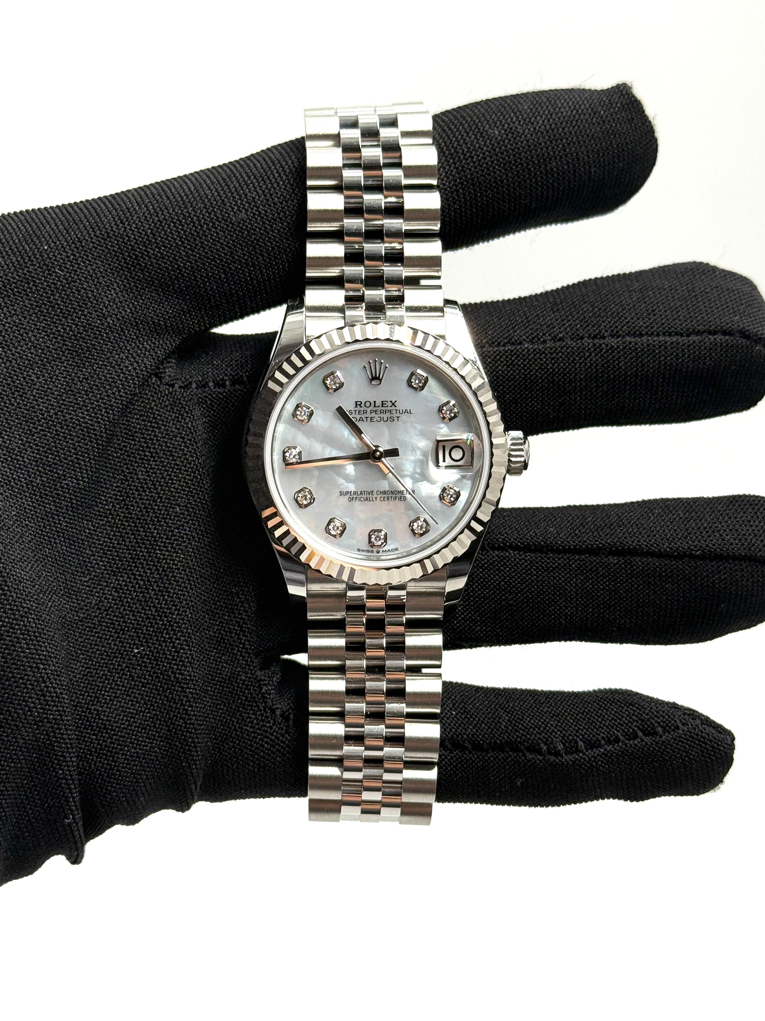 Rolex Datejust 31 278274NG White Jubilee 2026