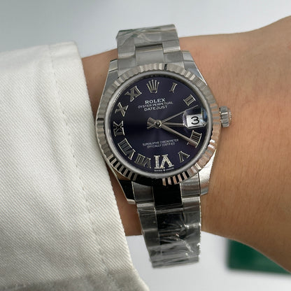 Rolex Datejust 31 278274 VI Purple Roman Diamond Oyster 2025