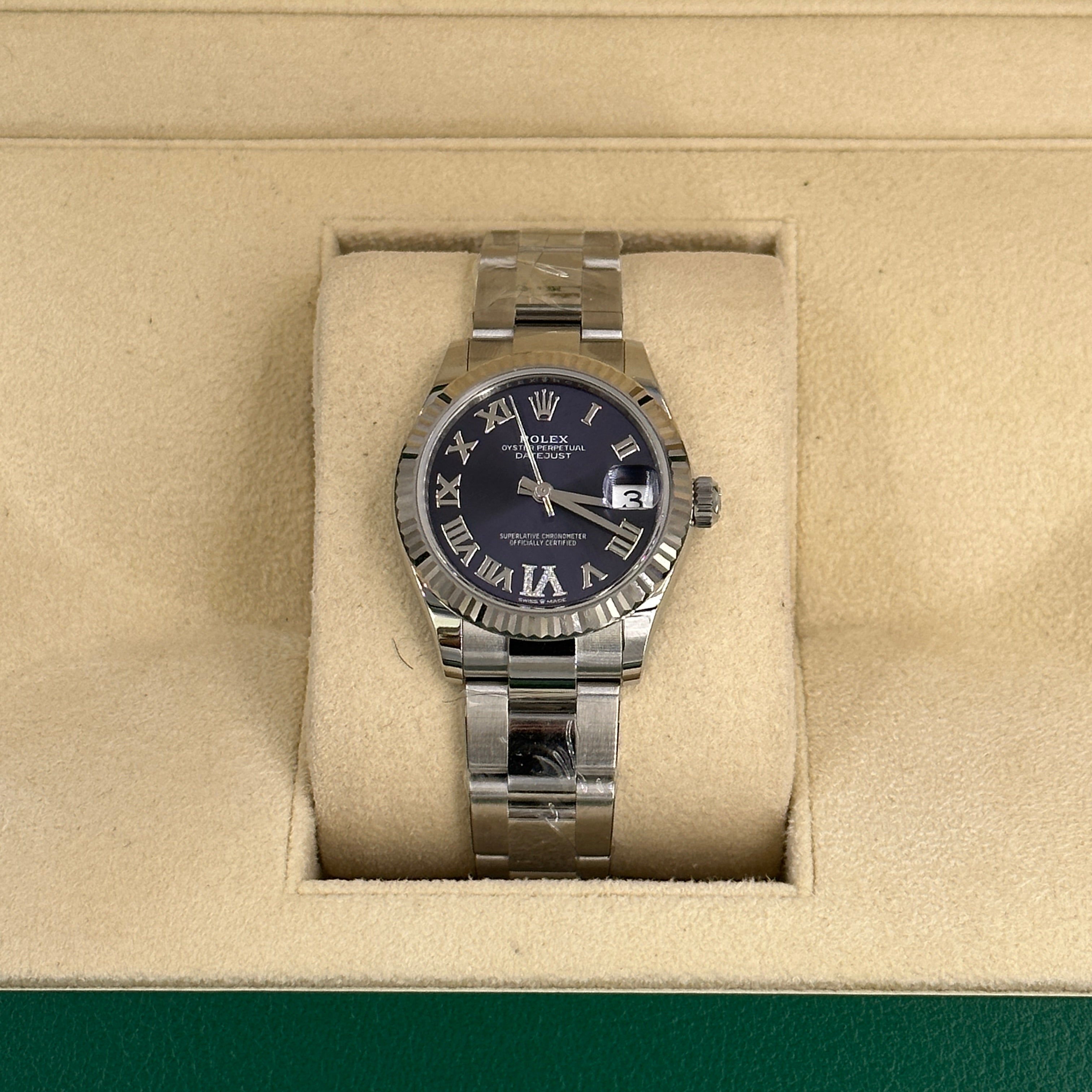 Rolex Datejust 31 278274 VI Purple Roman Diamond Oyster 2025