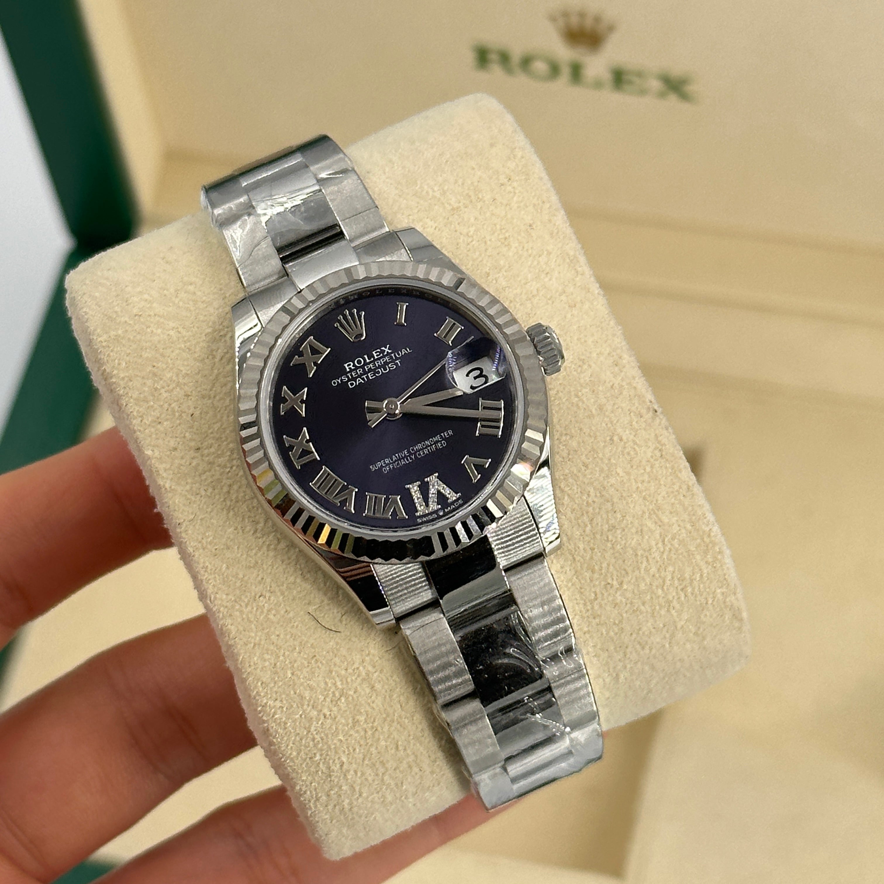 Rolex Datejust 31 278274 VI Purple Roman Diamond Oyster 2025