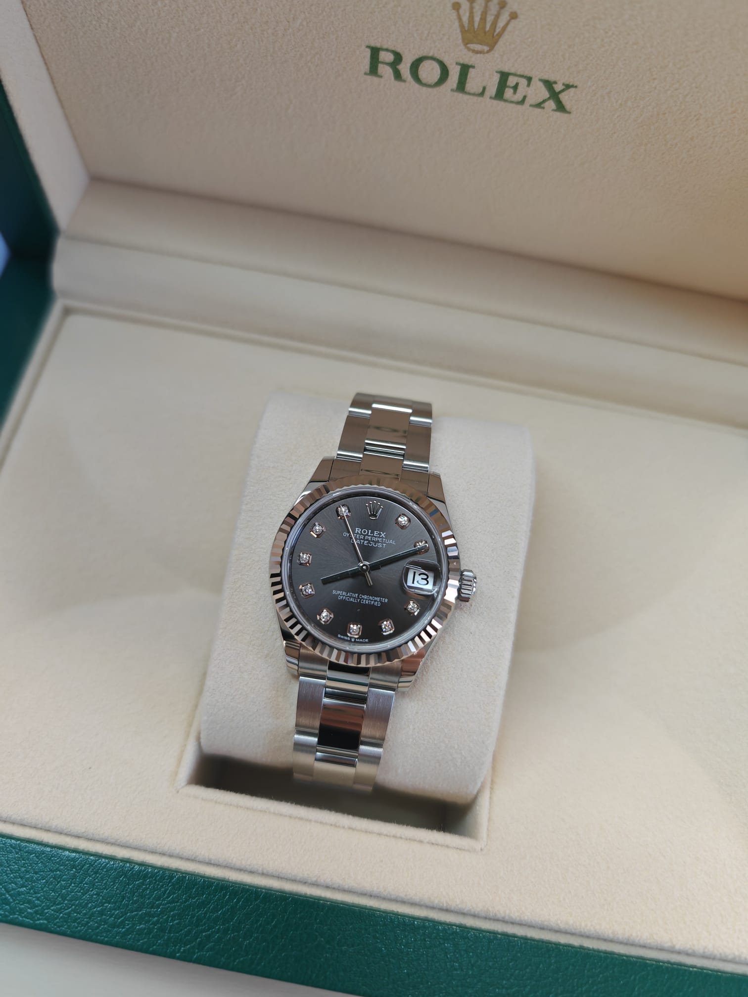 Rolex Datejust 31 278274G Grey Oyster 2025