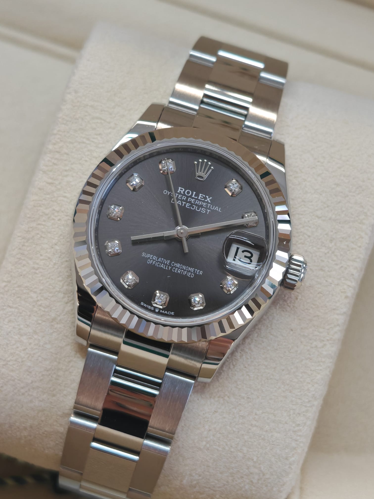 Rolex Datejust 31 278274G Grey Oyster 2025