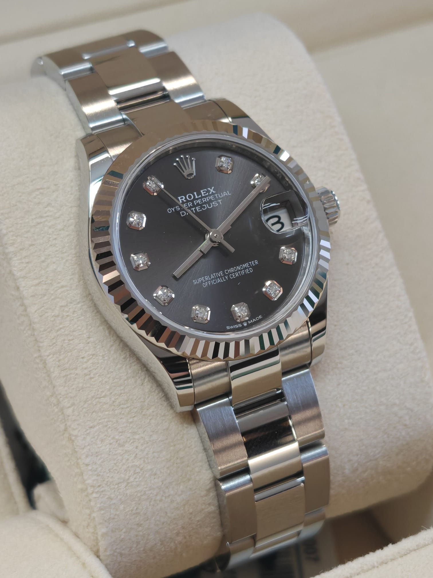 Rolex Datejust 31 278274G Grey Oyster 2025