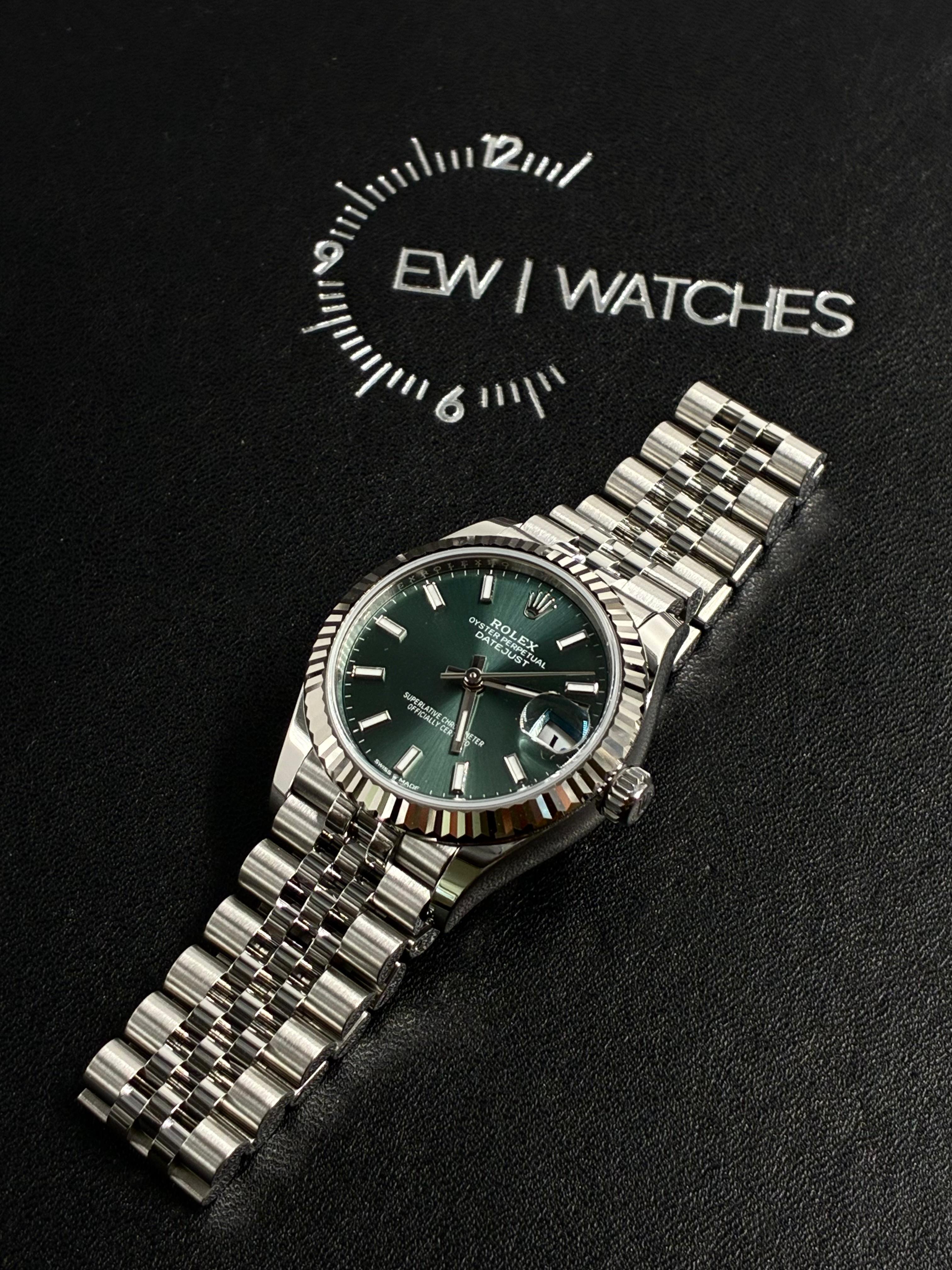 Rolex Datejust 31MM 278274 Green Index Jubilee 2026