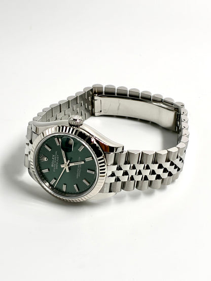 Rolex Datejust 31MM 278274 Green Index Jubilee 2026